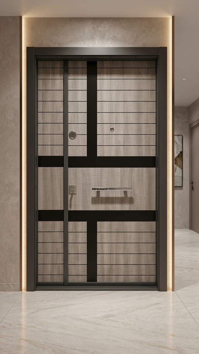 Modern Two-Tone Vertical